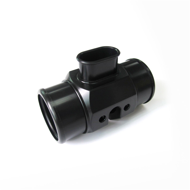 Black Delrin POM Part_4 Axis CNC Machining_As Machined