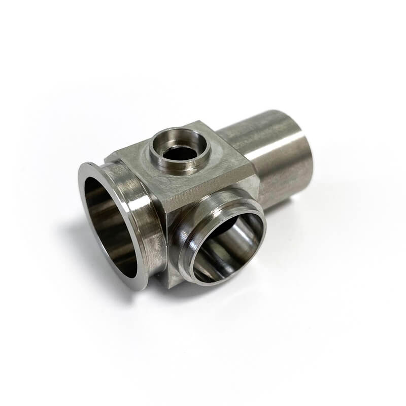 stainless steel part 4 axis cnc milling as machined