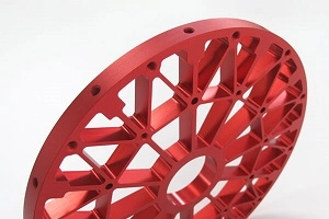 bead blasted + anodizing type ii (glossy)