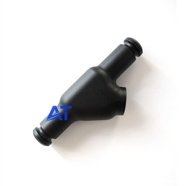 al6061 parts cnc turning 5 axis cnc milling 120# sandblasting black anodizing