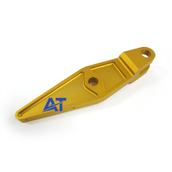 al6061 3 axis cnc machining #120 sandblasted gold anodizing