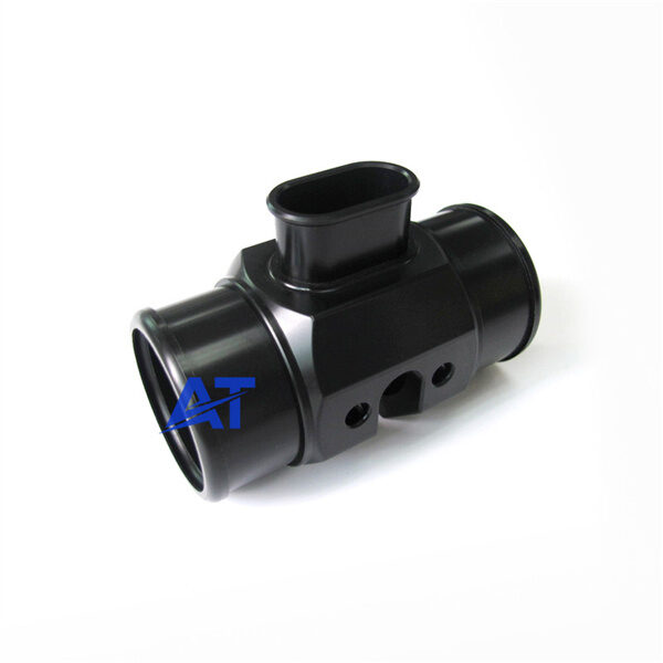 black delrin pom part 4 axis cnc machining as machined