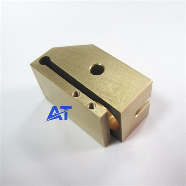 brass c3600 parts 3 axis cnc milling wire edm as machined (2)