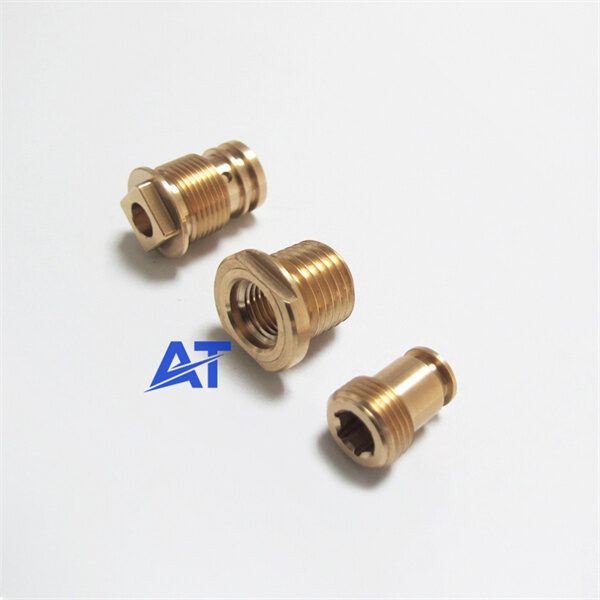 brass part cnc machined (2)