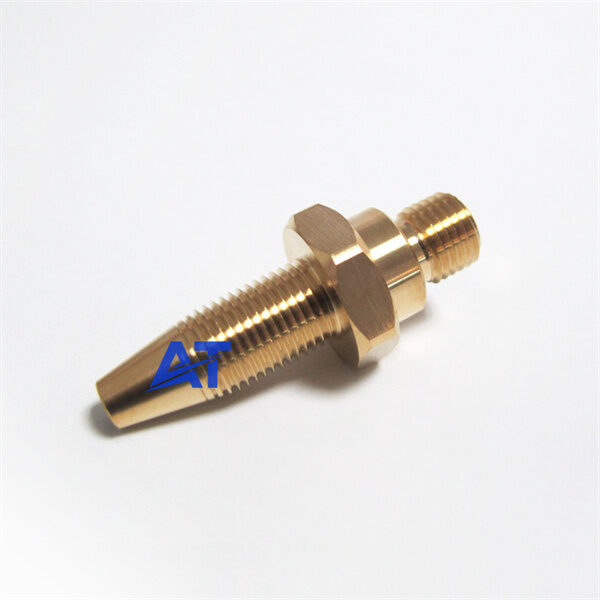 brass part cnc machined (4)