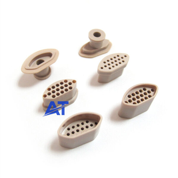 peek part 3 axis cnc milling as machined
