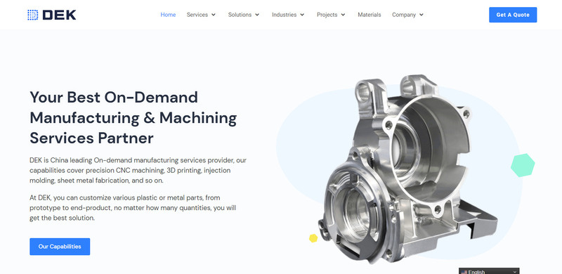 dek manufacturing ltd