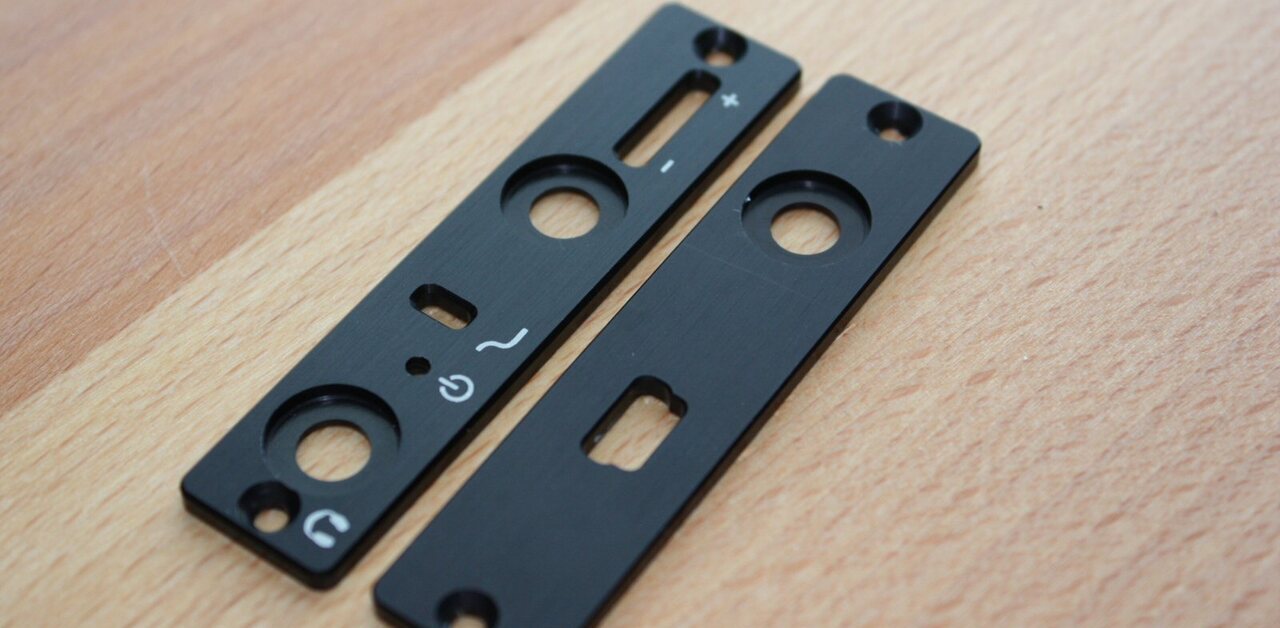 black anodized aluminum
