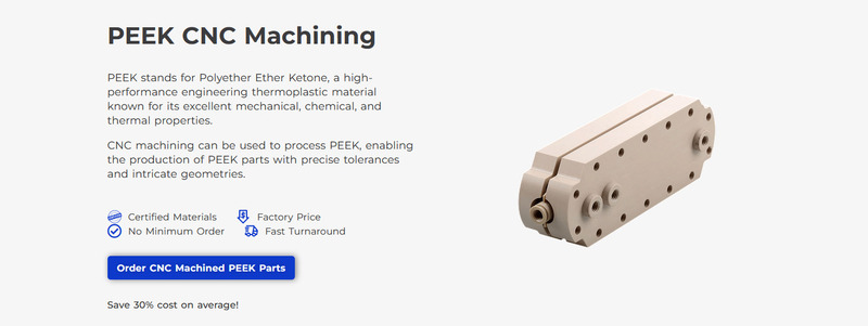 peek cnc machining services