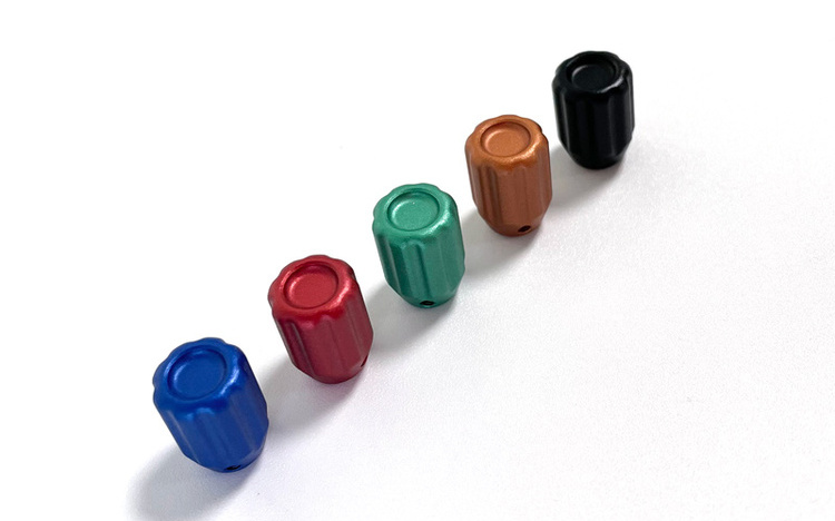 al6061 t6 beadblast anodized knobs