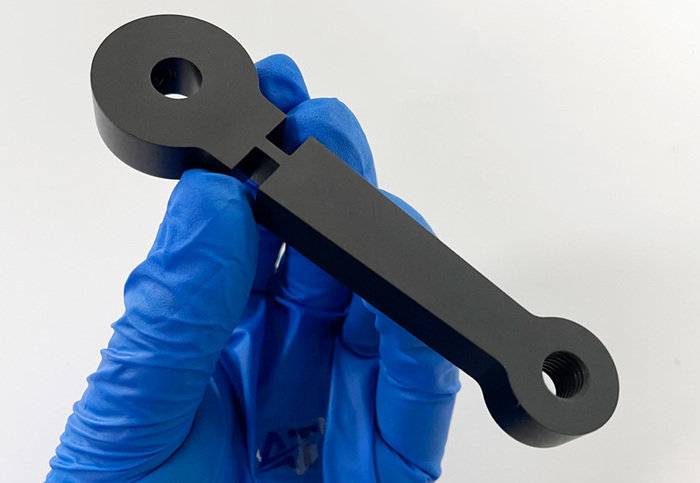 cnc machined aluminum with hard anodizing