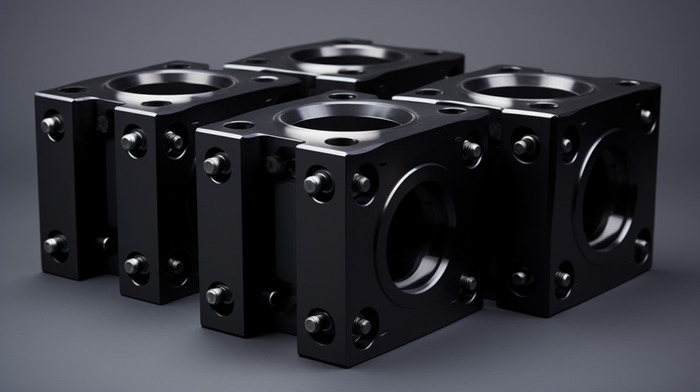 finishing of hard anodized aluminum parts