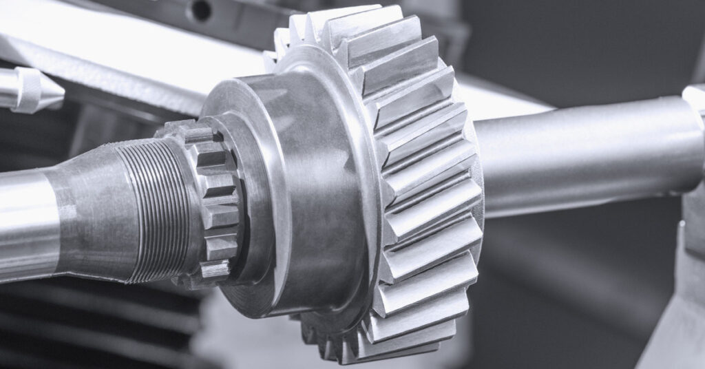 cnc machining splined shaft