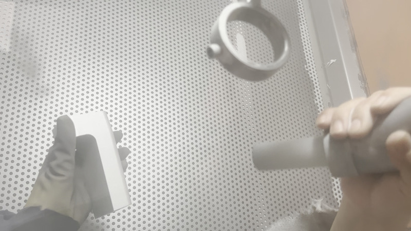 aluminum sandblasting