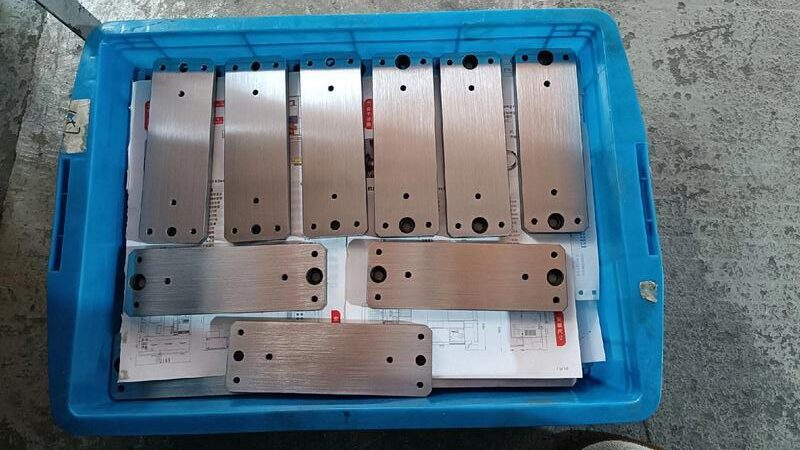 aluminum satin brushed finish