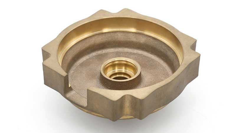 customized bronze pump with cnc machining