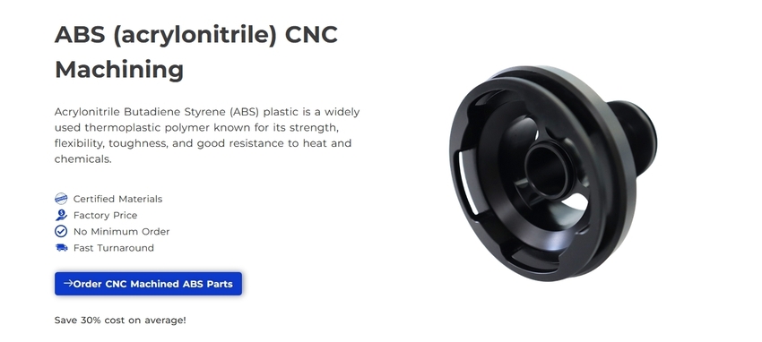 abs acrylonitrile cnc machining