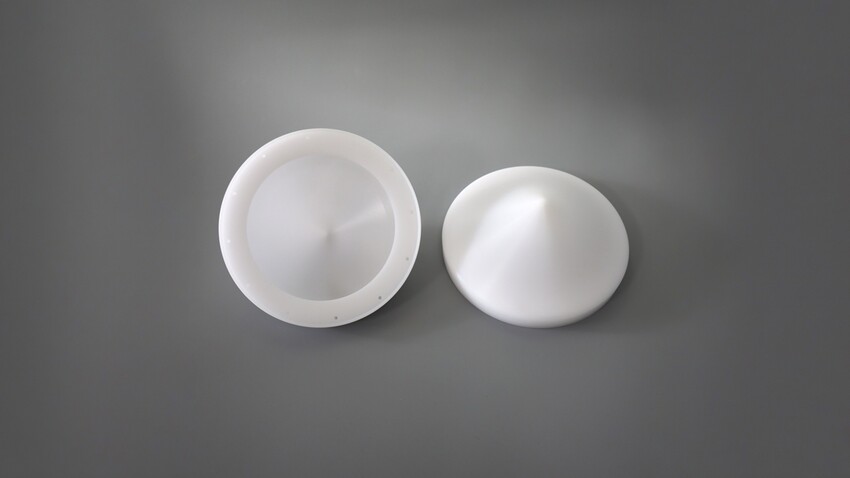cnc machined abs conic parts 1