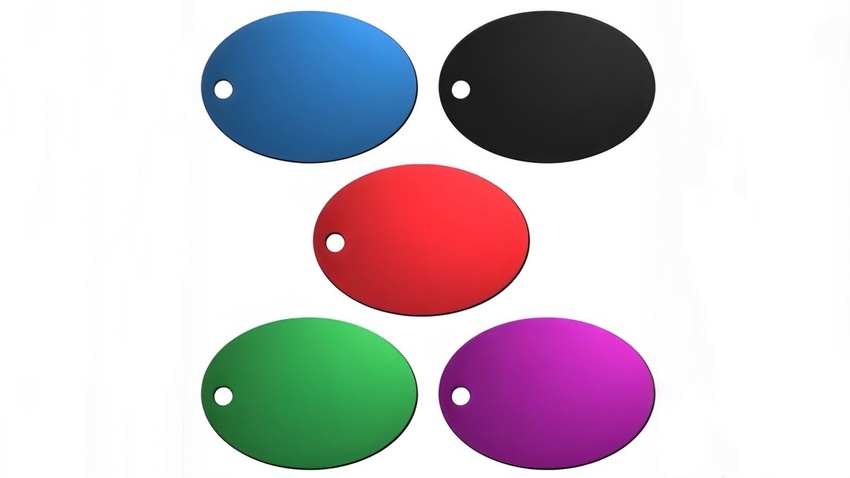 number of dyes that makes the color and layering