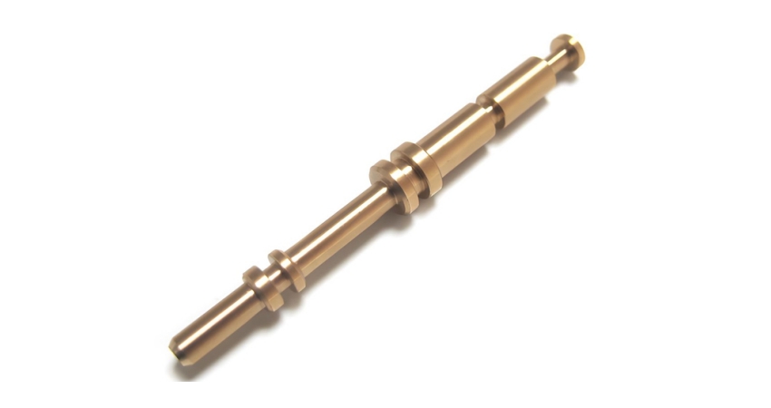 brass part cnc turned
