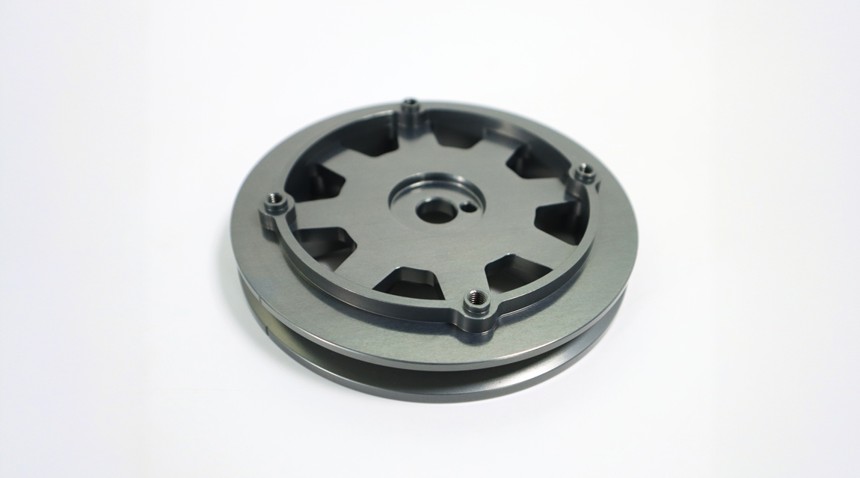 cnc machined part with spotface hole