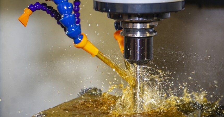 coolant improves surface finish