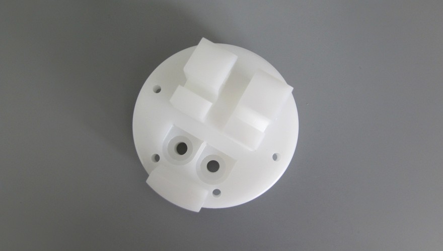 hdpe cnc milled part 1