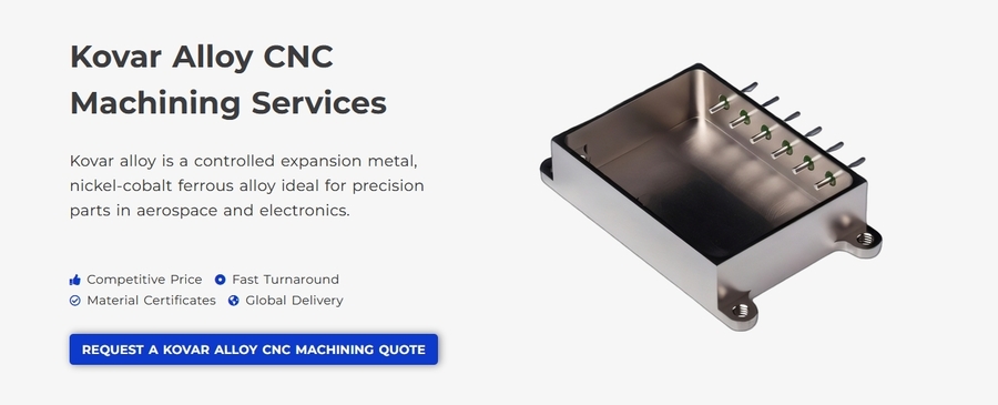 kovar alloy cnc machining services