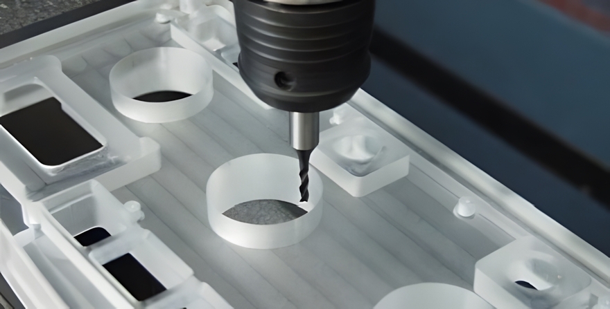 acrylic cnc drilling