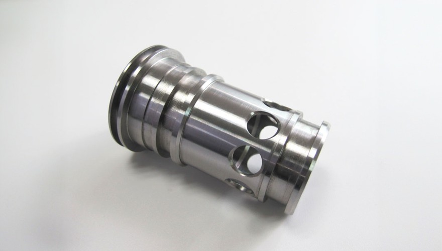 cnc machined titanium with polish