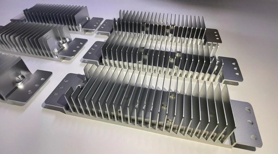 low volume manufacturing aluminum heat sink